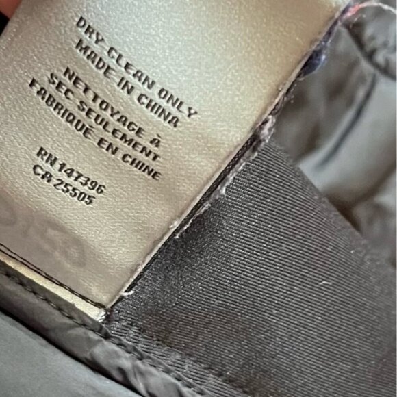 Zac Posen Fiona Puffer Jacket XS Blue Black Feather Down - Picture 15 of 16